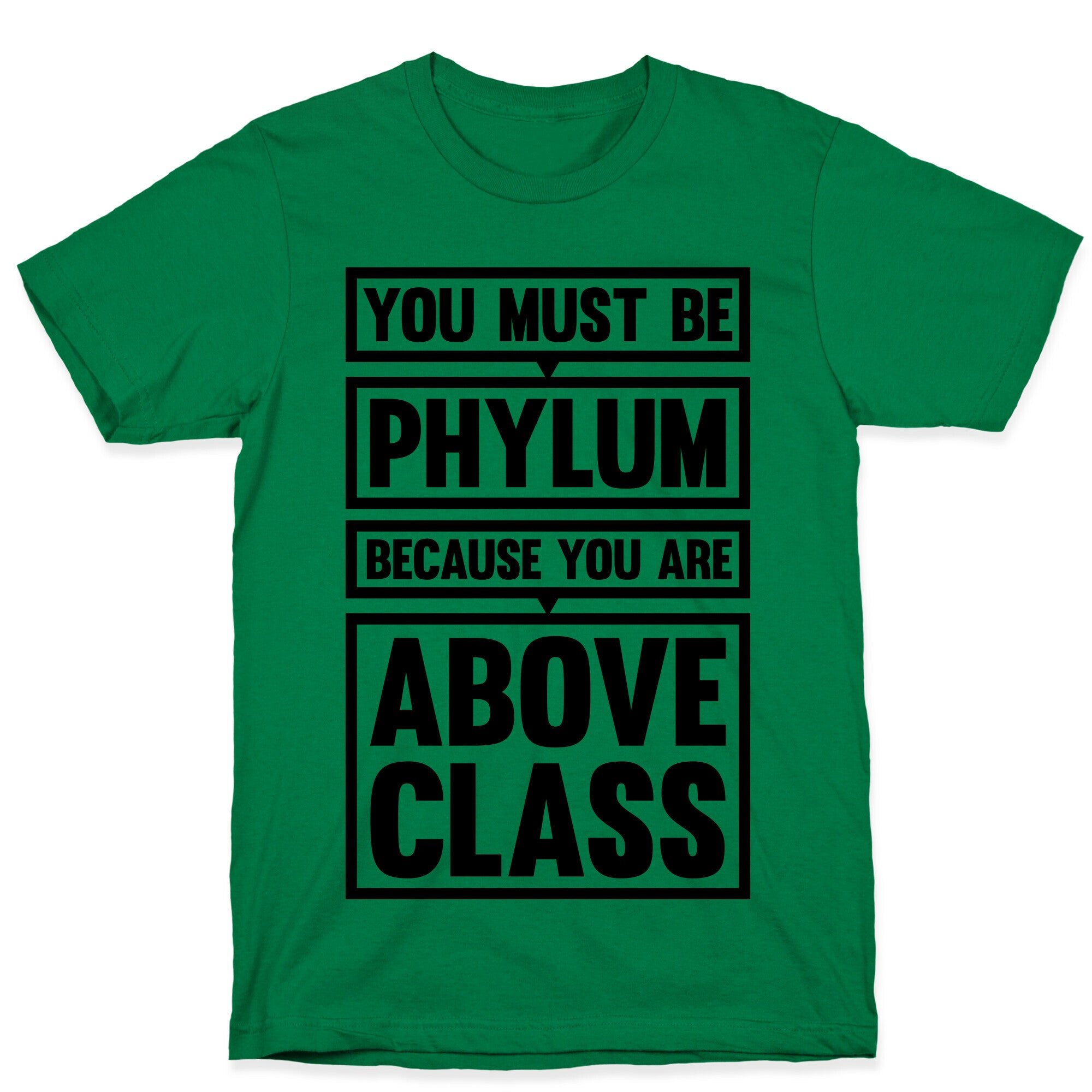 You Must Be Phylum Because You Are Above Class T-Shirt